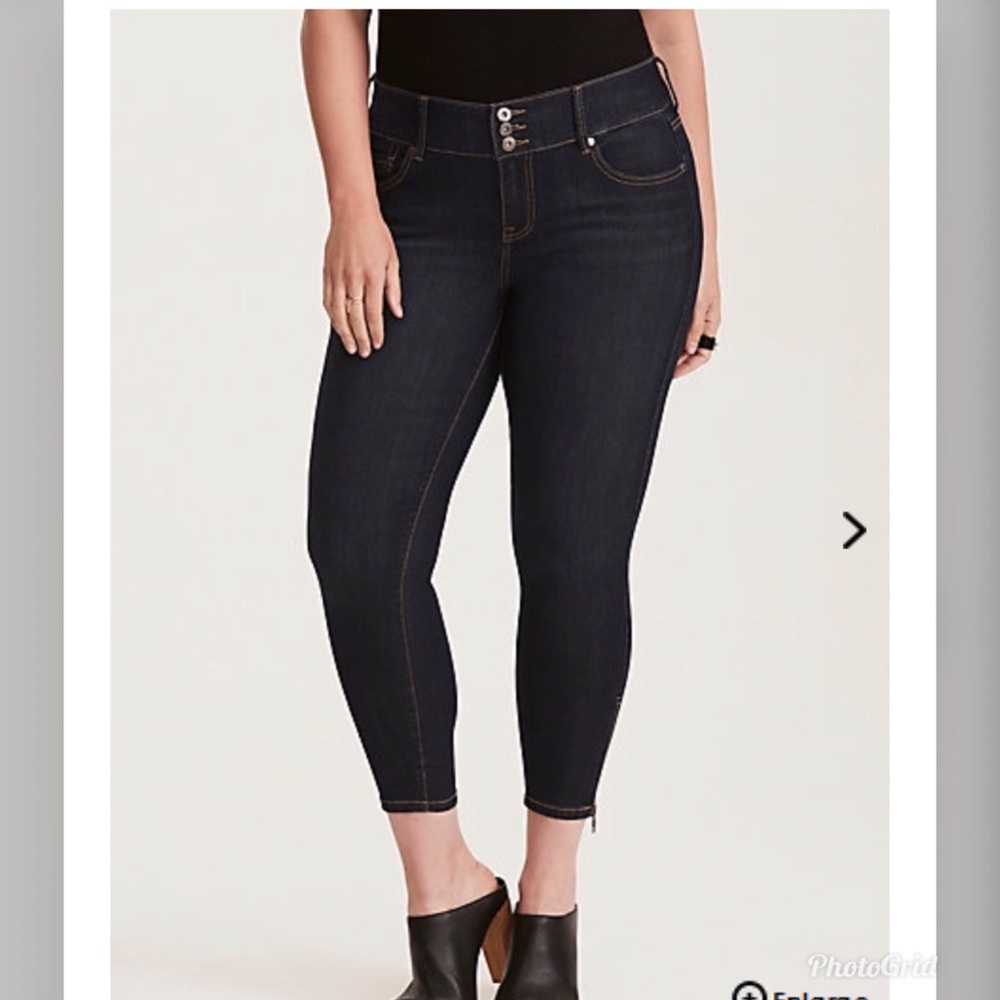 Crop jegging jeans